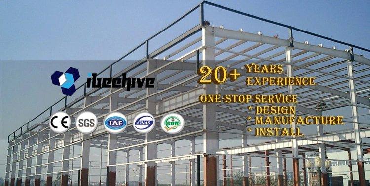 Black and White Metal Building Composite Steel Structure Pre Built Barndominium