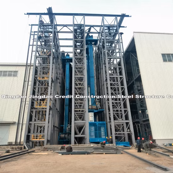 Prédio industrial barato pré-fabricado modular moderno de metal pré-fabricado armazém de aço com estrutura de construção de painel composto do tipo sanduíche de lã de rocha